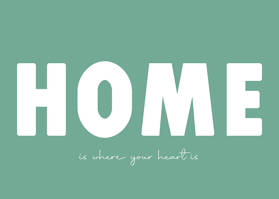 A heartfelt message that creates a sense of homeliness.-12