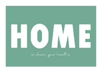 A heartfelt message that creates a sense of homeliness.-1