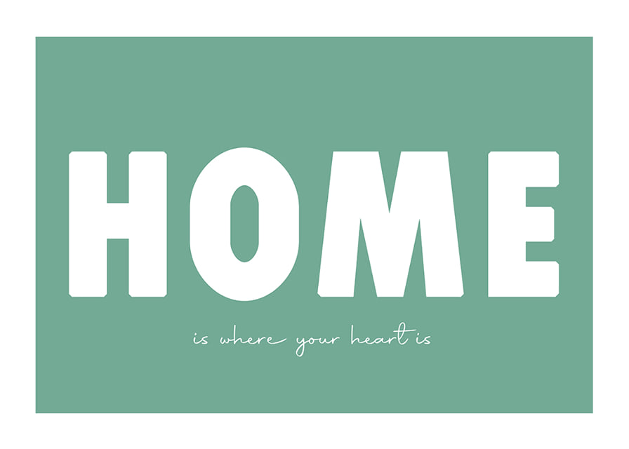 A heartfelt message that creates a sense of homeliness.-12