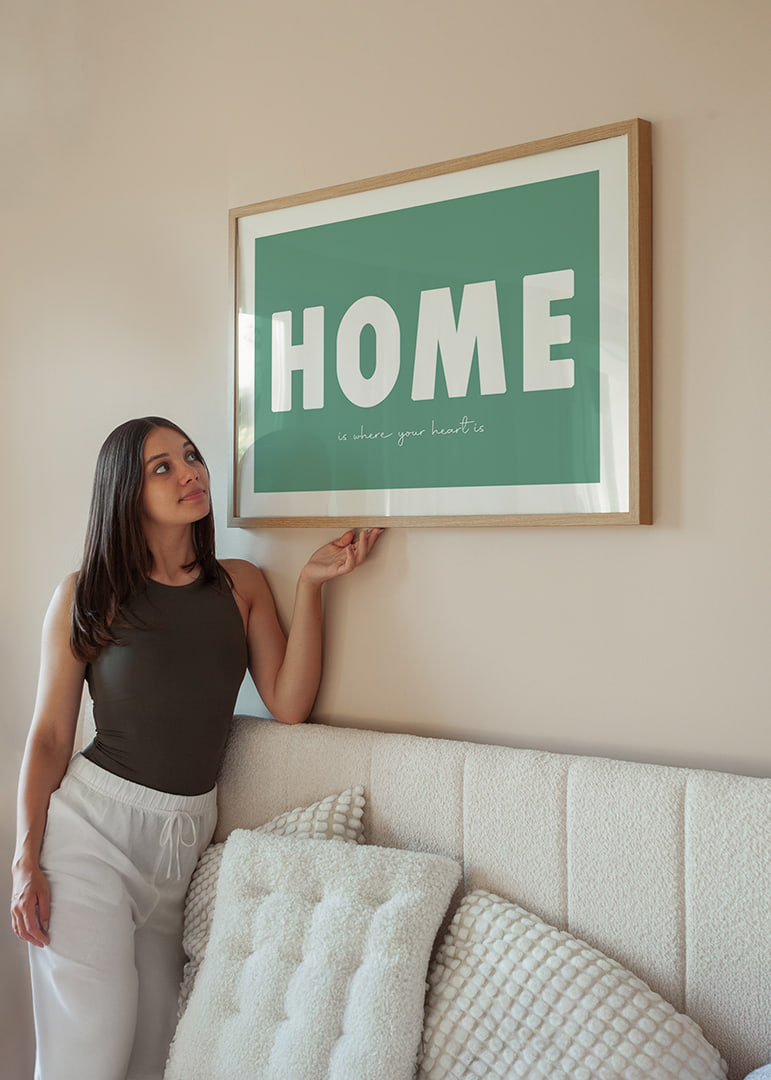 A heartfelt message that creates a sense of homeliness.-12