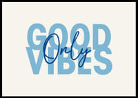 Blauer Text auf hellem Hintergrund verbreitet positive Stimmung.-2