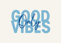 Blauer Text auf hellem Hintergrund verbreitet positive Stimmung.-3