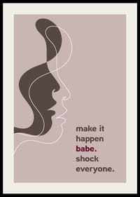 En elegant plakat med rene linjer og et stærkt budskab.-2