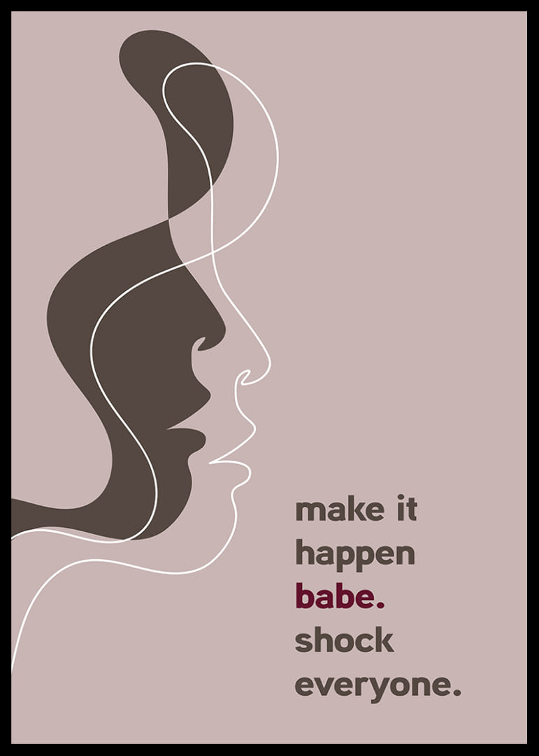 Ein elegantes Poster mit klaren Linien und einer aussagekräftigen Botschaft.-12