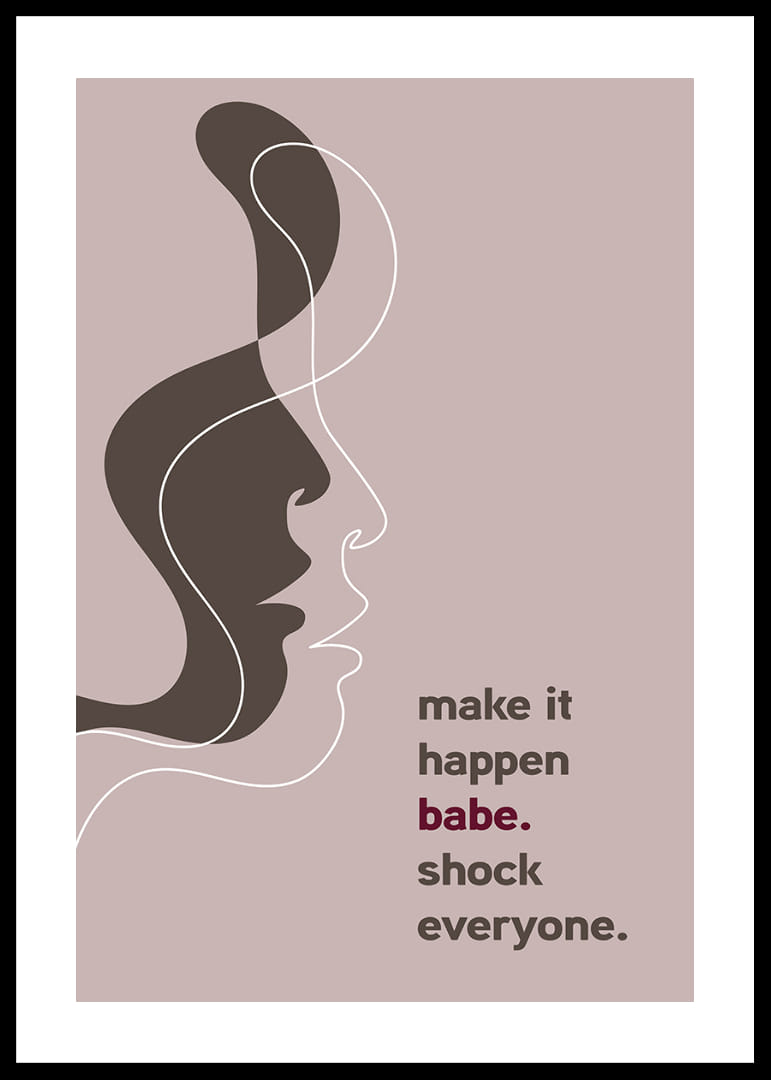 Ein elegantes Poster mit klaren Linien und einer aussagekräftigen Botschaft.-12