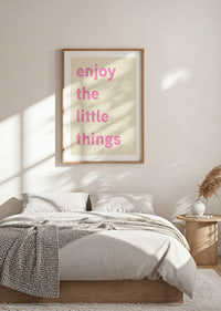 Soft pink text on a beige background provides warm inspiration.-8