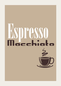 Espresso-Poster mit eleganten Designs, die die Liebe zum Kaffee einfangen.-3
