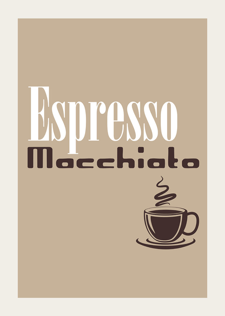 Espresso-Poster mit eleganten Designs, die die Liebe zum Kaffee einfangen.-12