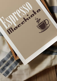 Espresso-poster med elegant design som fångar kaffekärlek.-4
