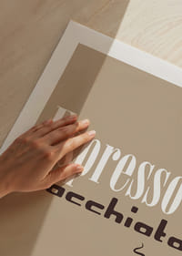 Espresso-poster med elegant design som fångar kaffekärlek.-5