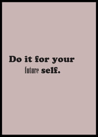 Inspirierender Text auf rosa Hintergrund zur zukünftigen Motivation.-2