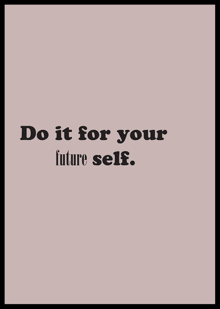 Inspirierender Text auf rosa Hintergrund zur zukünftigen Motivation.-12