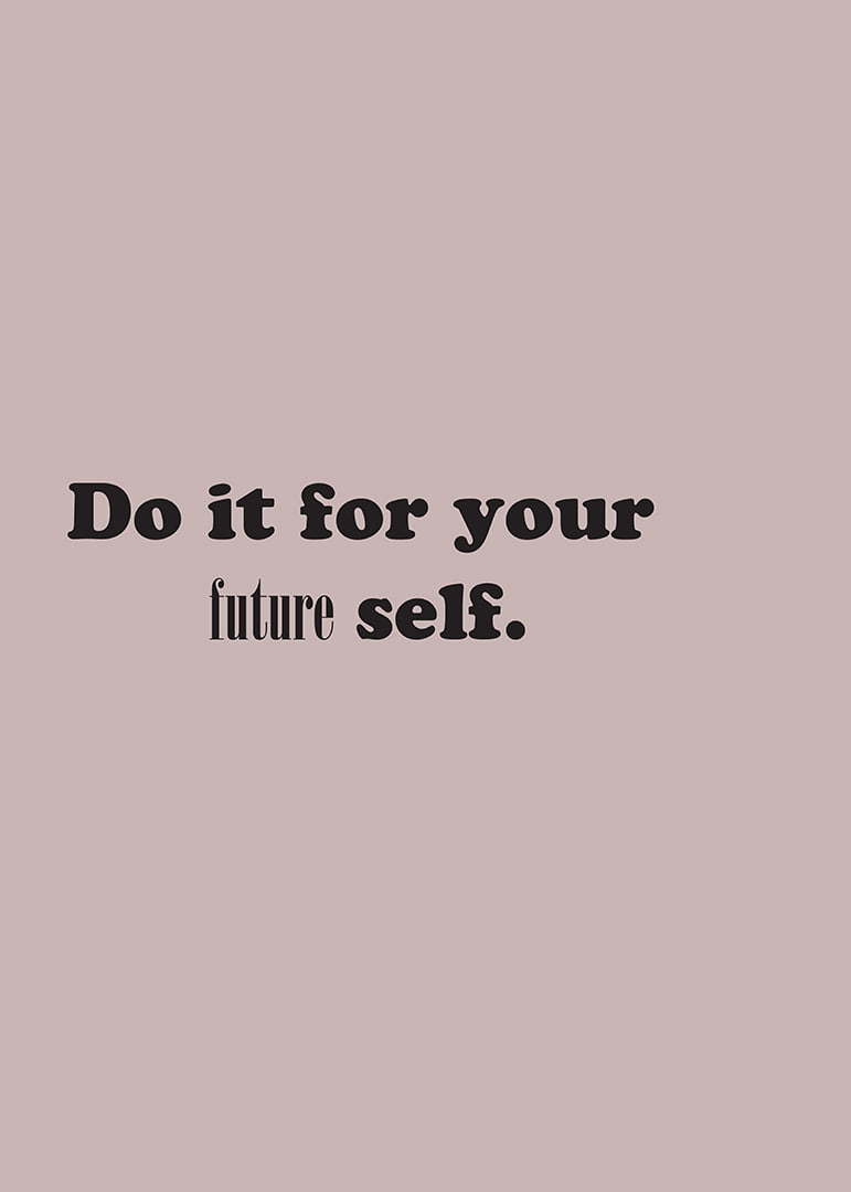 Inspirational text on pink background for future motivation.-12