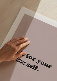 Inspirational text on pink background for future motivation.-9