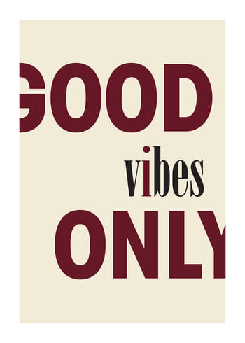 Poster Good Vibes Only No2