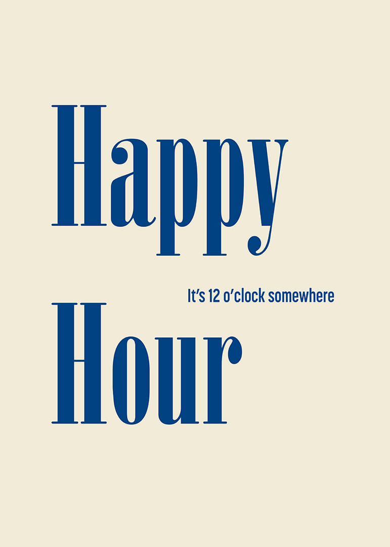 Humoristisk poster för eviga glada stunder.-12