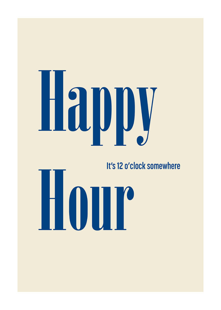 Humoristisk poster för eviga glada stunder.-12