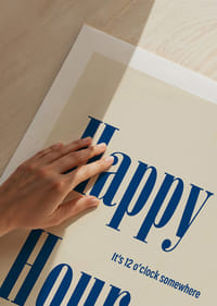 Humoristisk poster för eviga glada stunder.-5