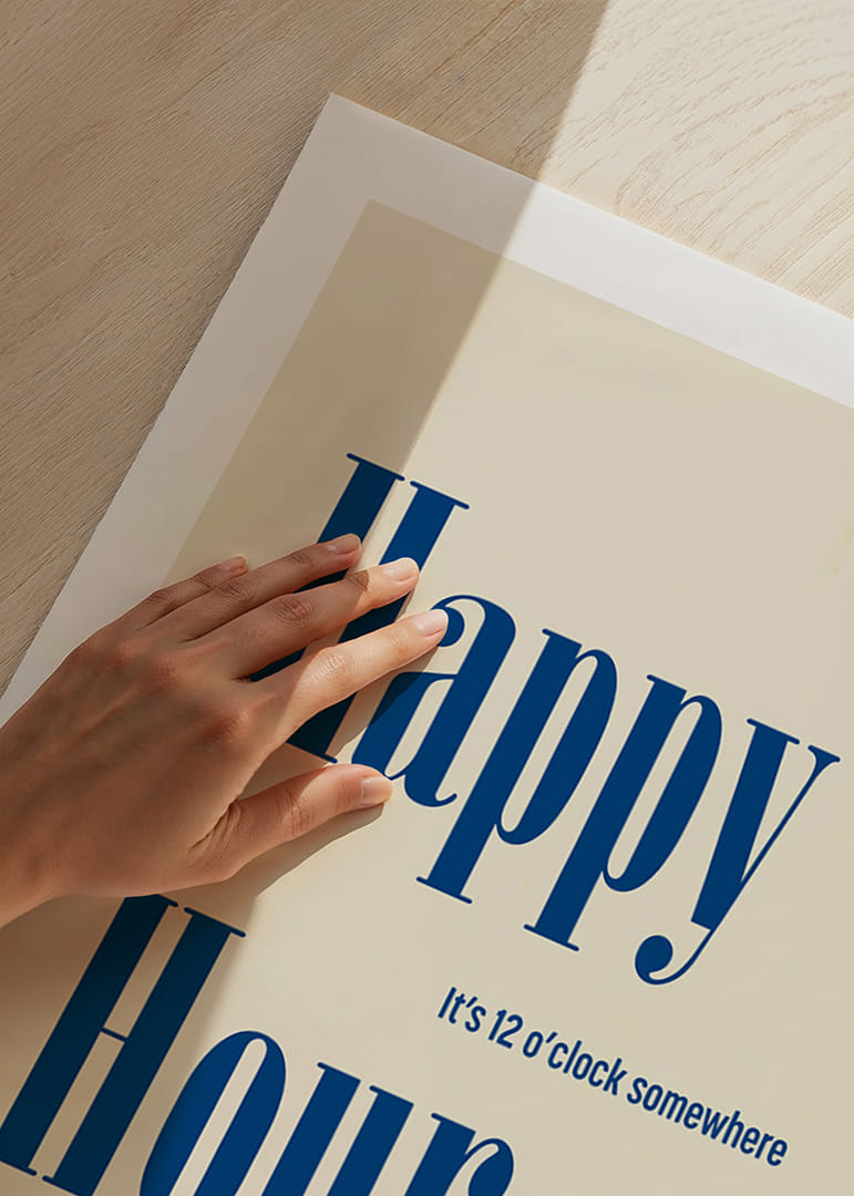 Humoristisk poster för eviga glada stunder.-12