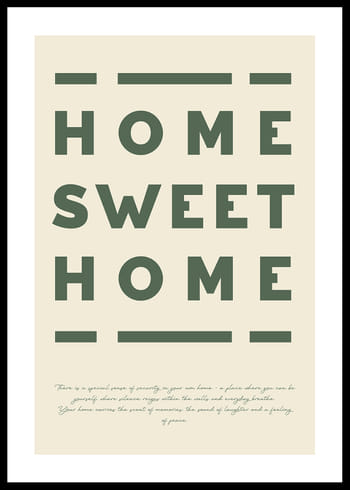 Poster Home Sweet Home