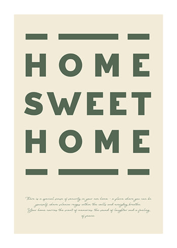 Poster Home Sweet Home