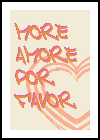 Affiche More Amor Por Favor