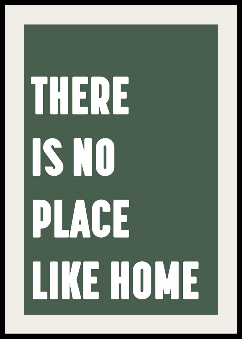 Inspirerande ord på en poster som sprider hemmets värme.-12