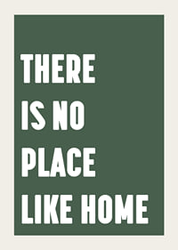 Inspirerande ord på en poster som sprider hemmets värme.-3