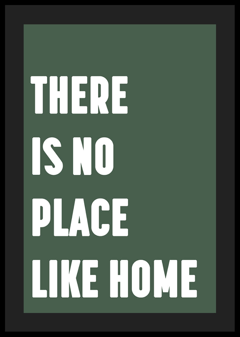 Inspirerande ord på en poster som sprider hemmets värme.-12