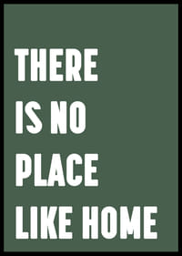 Palavras inspiradoras num cartaz que transmite o aconchego do lar.-2