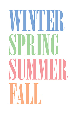 Poster Seasonal Quartet