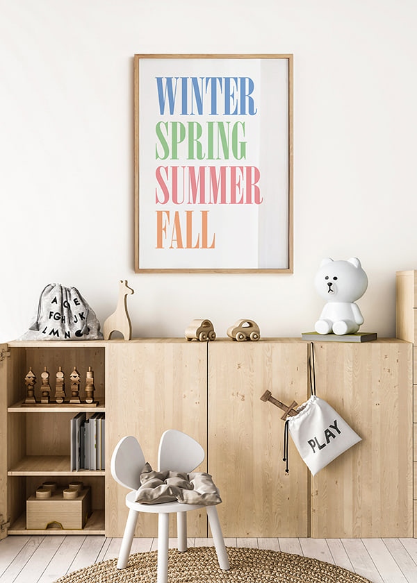 Póster Seasonal Quartet crossfade