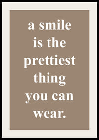 Ett leende klär bäst av allt och sprider glädje.-2