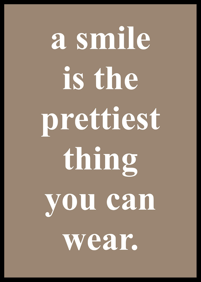 A smile dresses best of all and spreads joy.-12