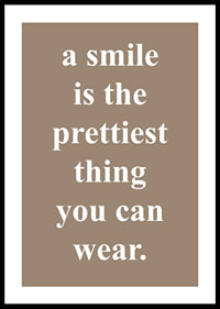 A smile dresses best of all and spreads joy.-0