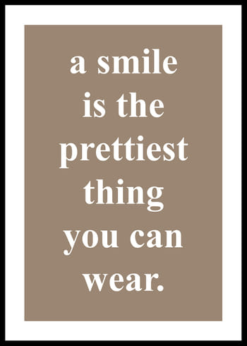 Poster Beauty Of A Smile