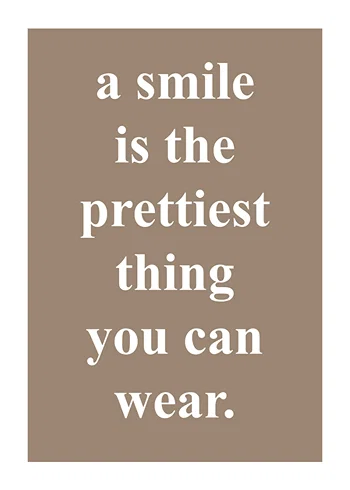 Poster Beauty Of A Smile