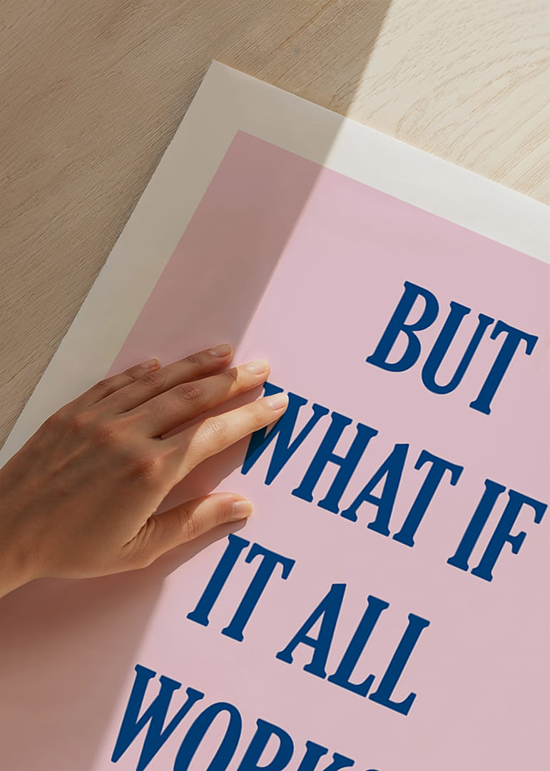 Cartaz inspirador com uma mensagem de otimismo.-12