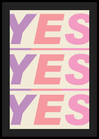 A colorful "YES" that spreads joy and positive energy.-4