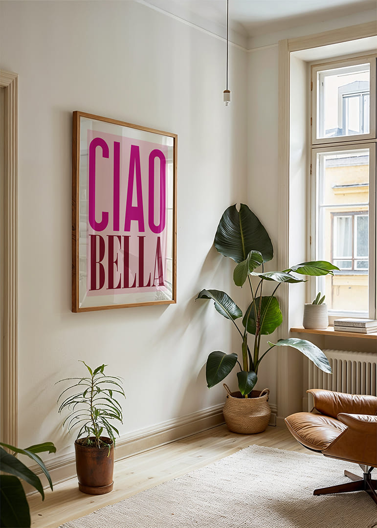 Livfullt och festligt uttryck i rosa toner.-12