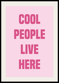 Livlig og moderne plakat til trendy hjem.-2