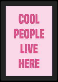 Livlig og moderne plakat til trendy hjem.-4