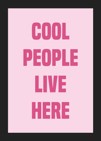 Livlig og moderne plakat til trendy hjem.-5