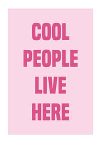 Livfull och modern poster för trendiga hem.-1