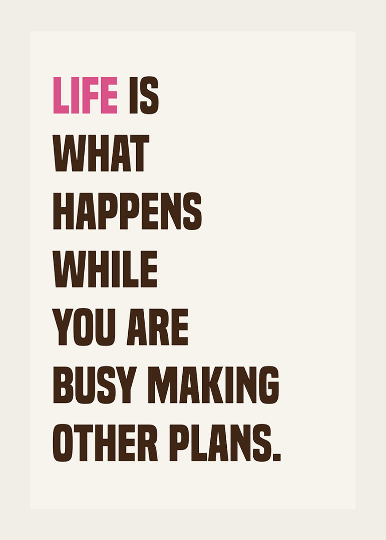 The aimlessness of life captured in a strong poster.-12