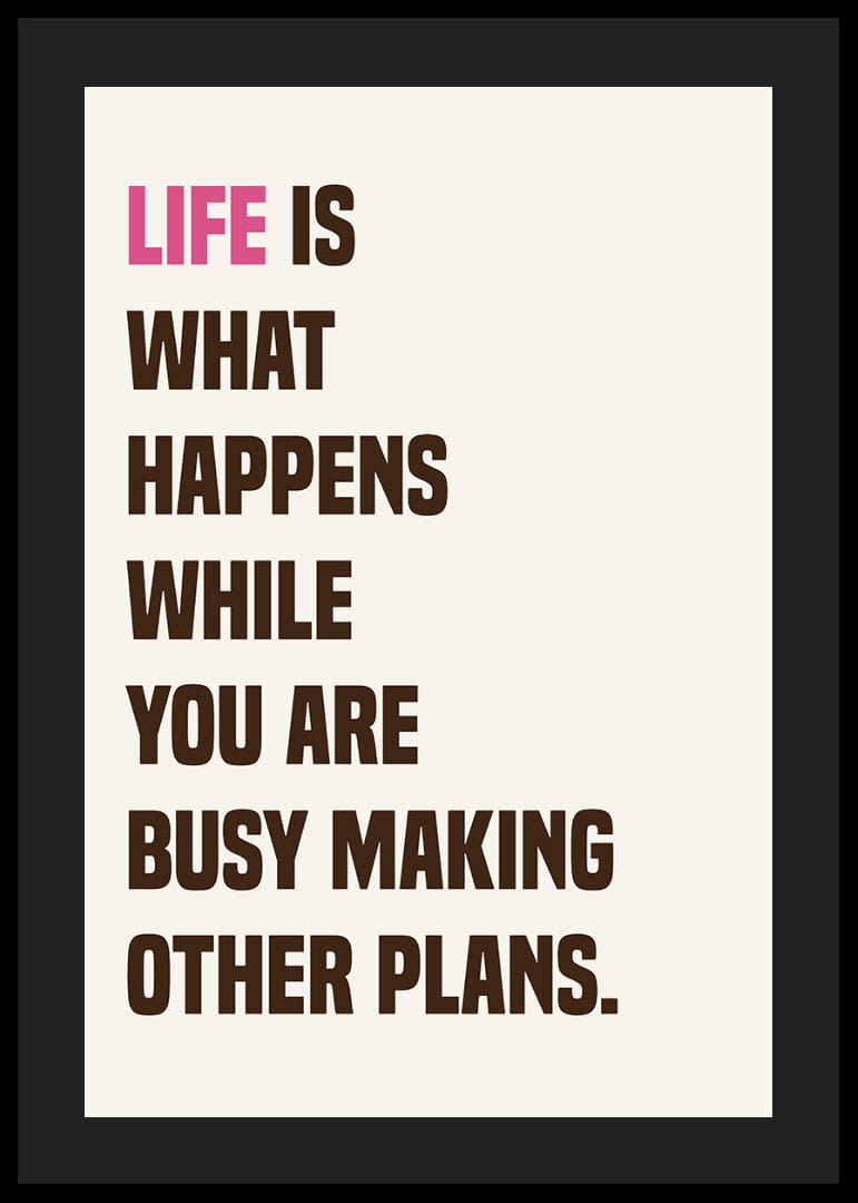 The aimlessness of life captured in a strong poster.-12