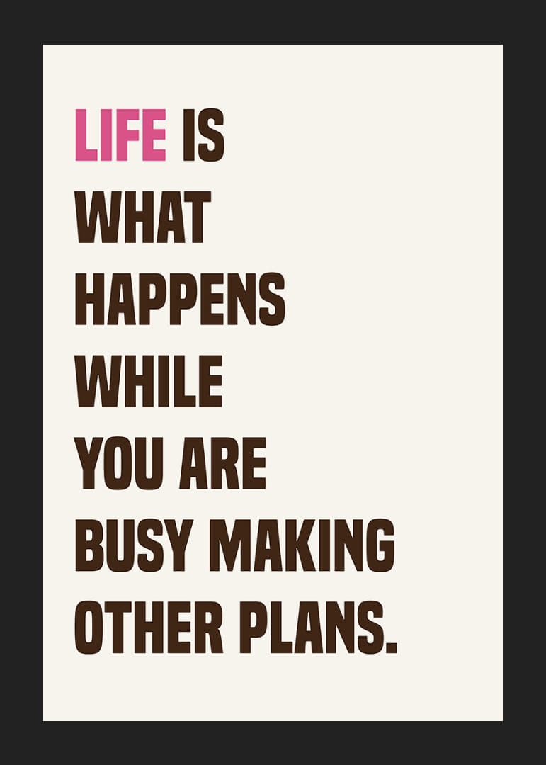 The aimlessness of life captured in a strong poster.-12