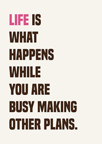 The aimlessness of life captured in a strong poster.-7