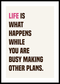 The aimlessness of life captured in a strong poster.-0