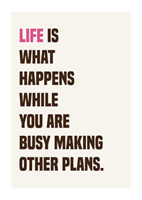 The aimlessness of life captured in a strong poster.-1
